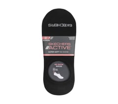 Super Soft No Show Liner Socks - 6 Pack — BLACK 2