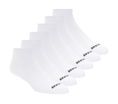 6 Pack Core Quarter Medium Socks — WHITE 1