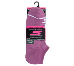 3 Pack Women's No Show Premium Basic Socks — PERIWINKLE / PINK 2