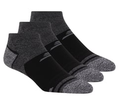 3 Pack Women's Performance Low Cut Running Socks — BLACK / GRAY 1
