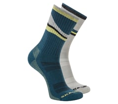 2 Pack Men's Crew Trail Socks — TEAL 1