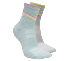 2 Pack Women's Trail Quarter Socks — LIGHT GREEN 1