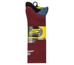 3 Pack Men's Reflective Performance Half Terry Crew Socks — POSEIDON 2