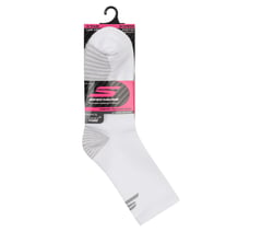3 Pack Women's Half Terry Low Crew Socks — WHITE / GRAY 2