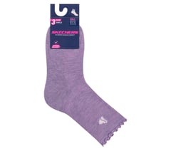 3 Pack Kids Ankle Lettuce Socks — PURPLE 2