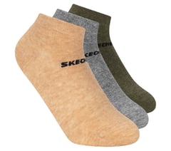 3 Pack Boys' Low Cut Cotton Socks — MUSTARD 1
