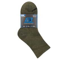 3 Pack Boys' Crew Cotton Socks — GREEN 2