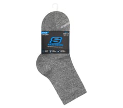 3 Pack Boys' Crew Cotton Socks — GRAY 2