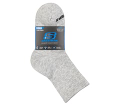 3 Pack Boys' Crew Cotton Socks — GRAY / BLUE 2