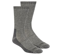 2 Pack Men's Crew Wool Socks — BLACK 1
