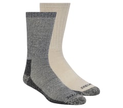 2 Pack Men's Crew Wool Socks — NAVY 1