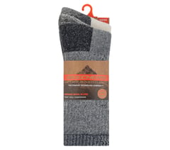 2 Pack Men's Crew Wool Socks — NAVY 2