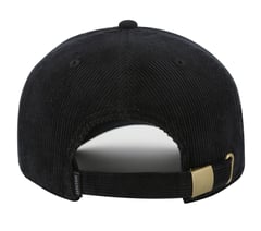 Skechers Corduroy Script Hat — BLACK 2