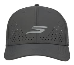 Velocity Baseball Hat — BLACK / CHARCOAL 3