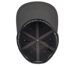 Velocity Baseball Hat — BLACK / CHARCOAL 4