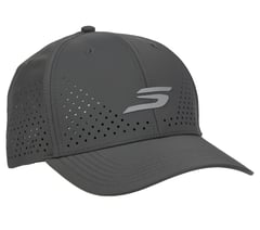 Velocity Baseball Hat — BLACK / CHARCOAL 5