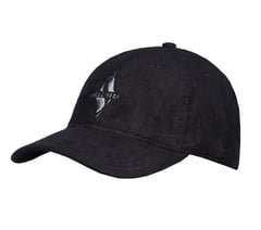 Diamond Cord Dad Hat — BLACK 1