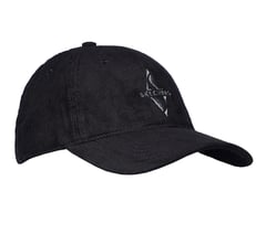 Diamond Cord Dad Hat — BLACK 4