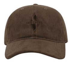 Diamond Cord Dad Hat — BROWN 3