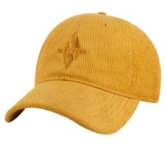 Diamond Cord Dad Hat — GOLD 1