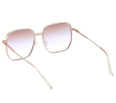 Square Retro Sunglasses — CLEAR 3