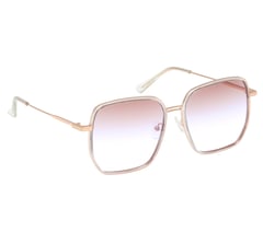 Square Retro Sunglasses — CLEAR 7