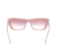 Elevated Cateye Marble Gradient Sunglasses — PINK 4
