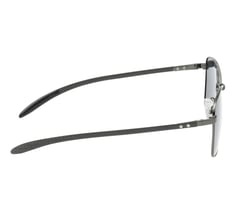 Elevated Square Satin Sunglasses — GUNMETAL 6