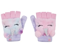 Cold Weather Flip Top Pretty Unicorn Glove 1 Pack — PURPLE 1