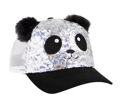 Skechers Sequin Panda Hat — SILVER / BLACK 4