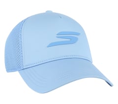 Skechers Free-Run Trucker Hat — AQUA / PINK 4