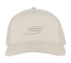 Essentials Trucker Hat — OFF WHITE / BROWN 3