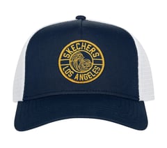 Beach Trucker Hat — NAVY 3