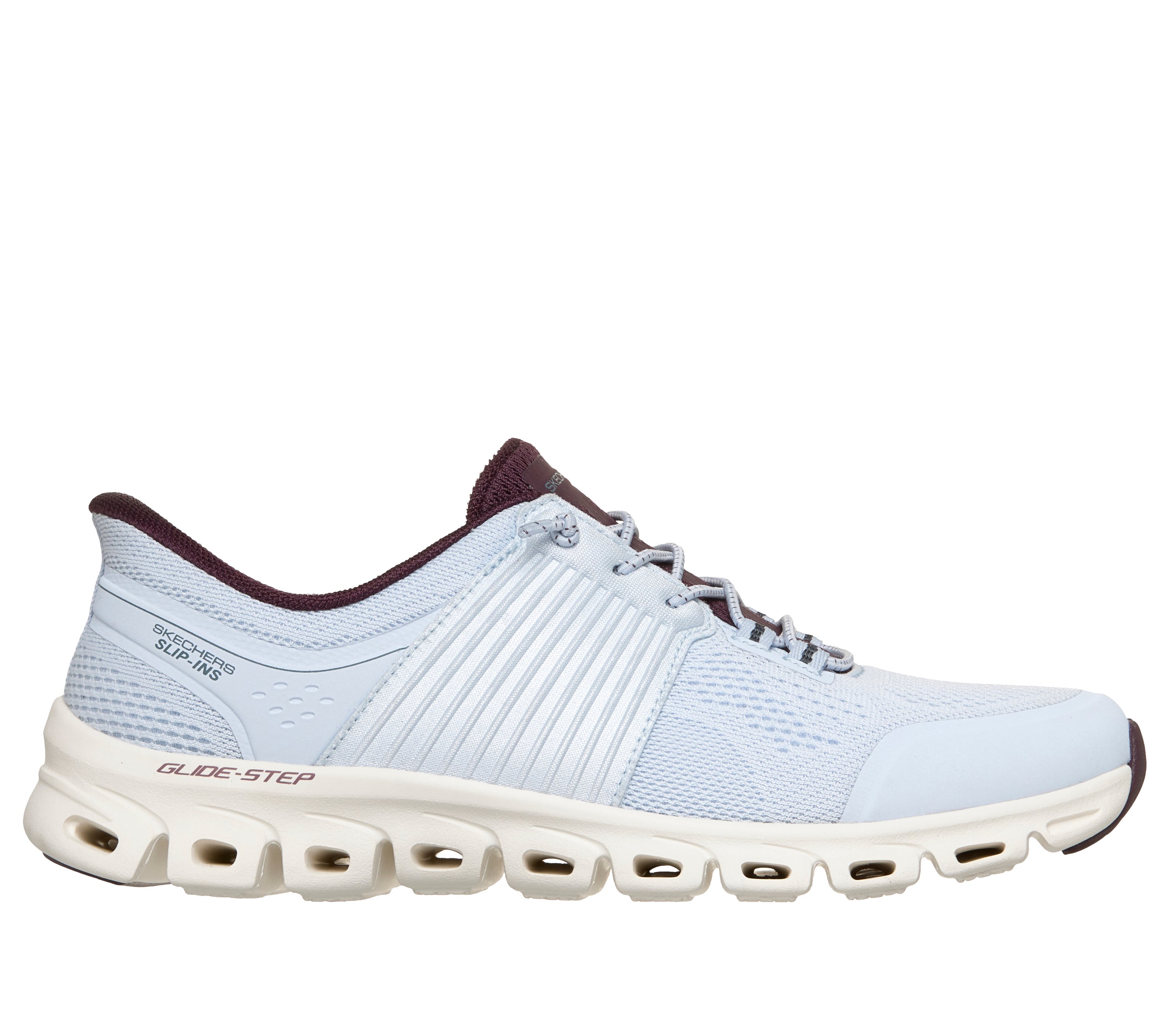 Skechers Slip-ins Glide-Step Altis White Blue Running Shoes Men\'s Sz 10.5 Skechers Slip-ins: Glide-Step Sole main image 2