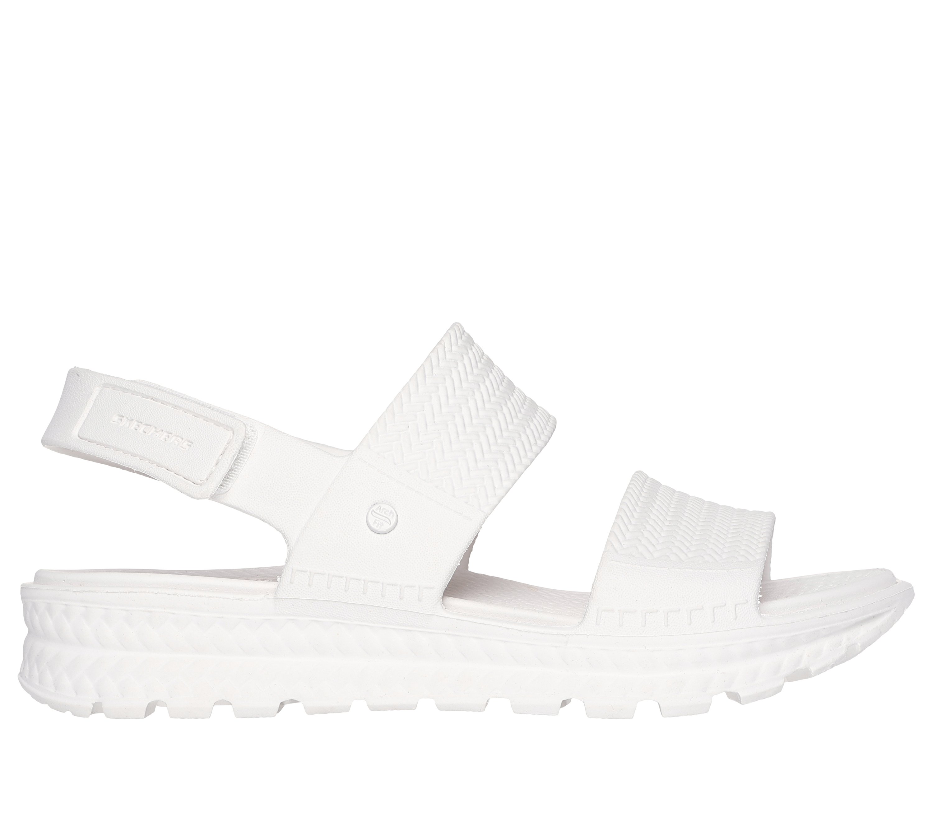 Skechers Men\'s Foamies Arch Fit Go Foam Sandals Off White M 12 W 14 Skechers Sandals Mens 14 Gray Rubber Foamies Arch Fit Flip  main image 4