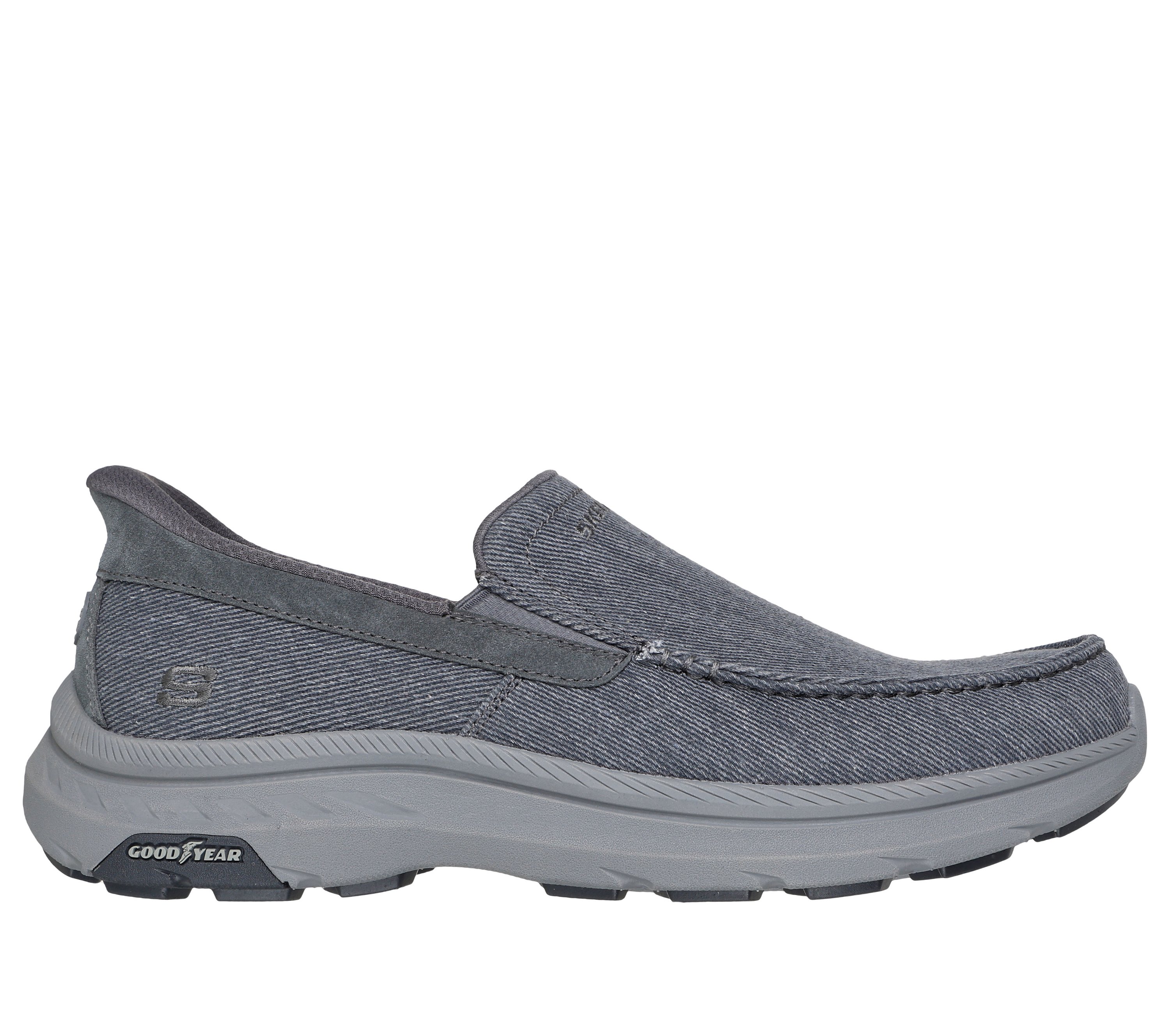 Sketchers street wear air-cooled memory foam relaxed fit gray size 9 Skechers Daily wear walking shoes Relaxed fit fitting  main image 3