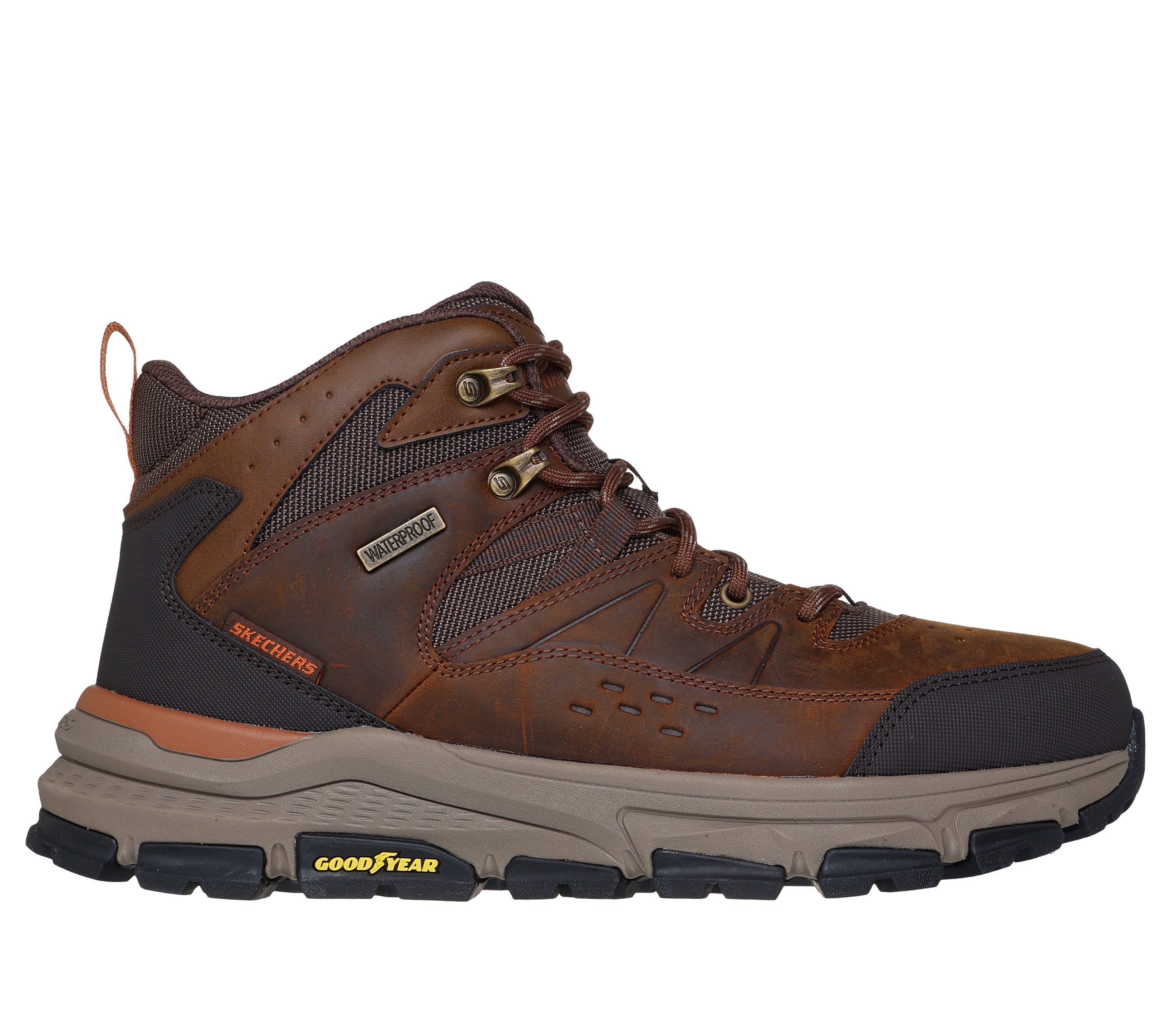Skechers Men\'s Morson Gelson Waterproof Relaxed Fit 65124 Tan US SZ 9.5 Men main image 3