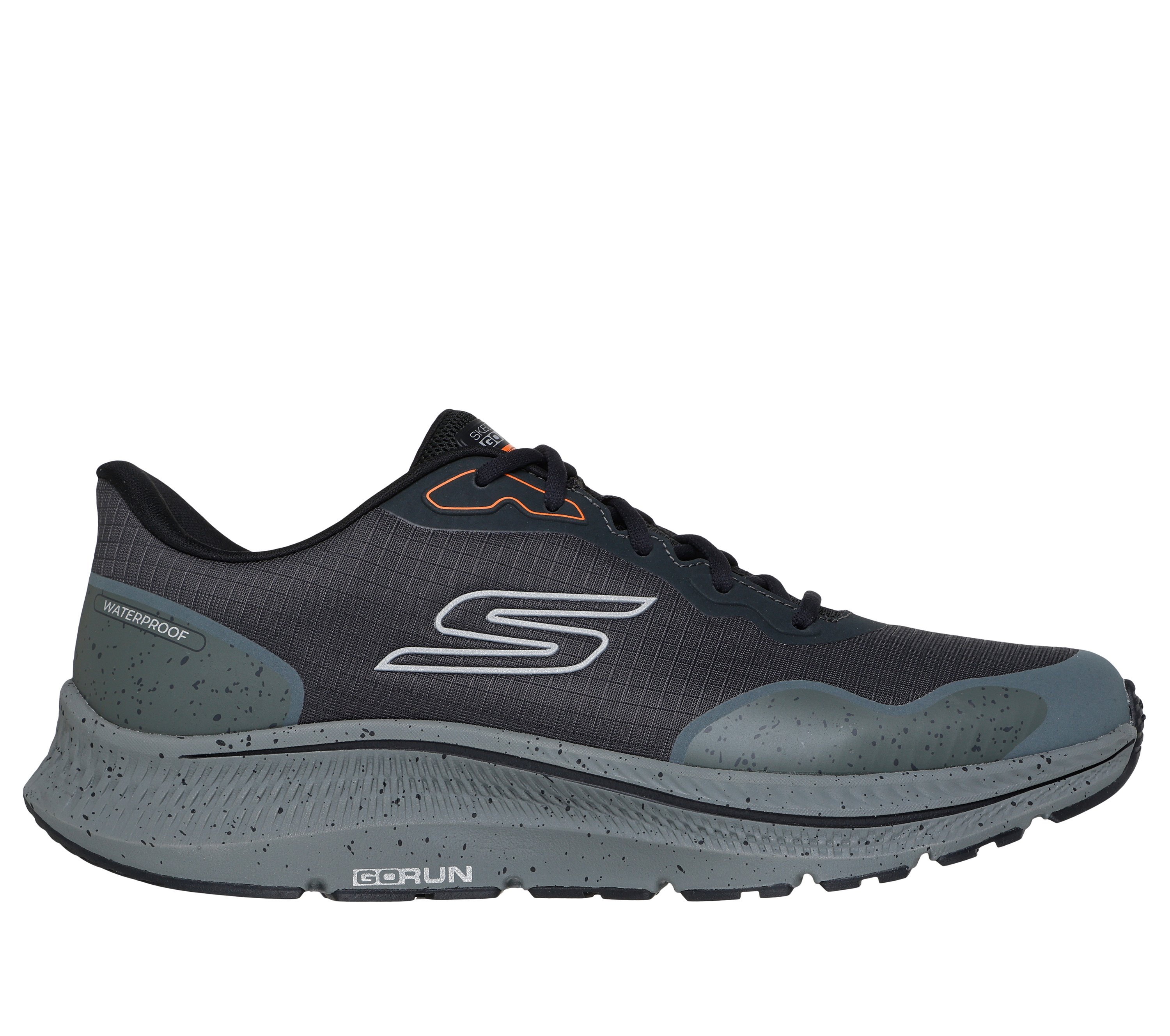 On Running Men\'s Athletic Shoes in Charcoal and Black with Gray Accents Men main image 4