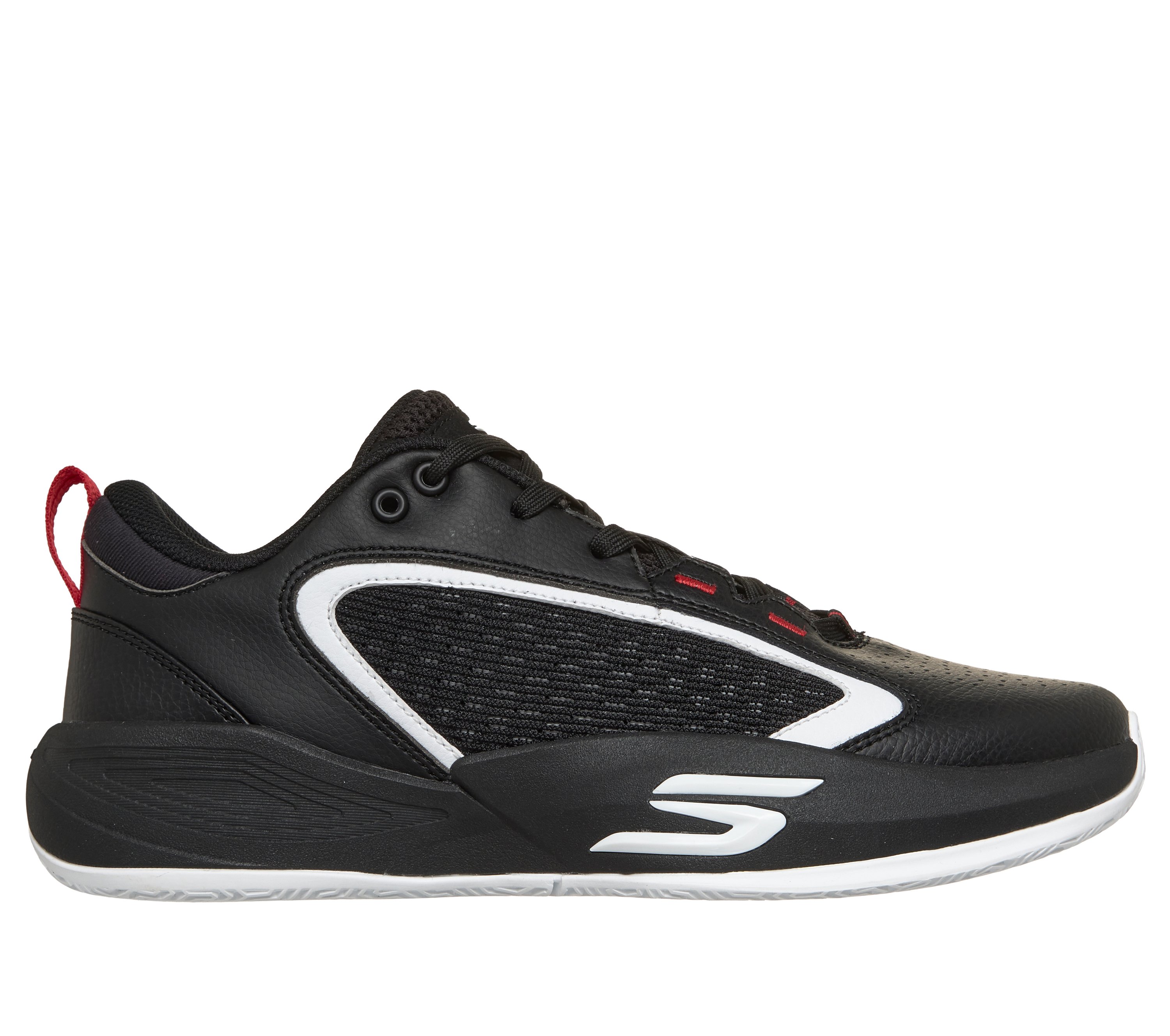 Skechers Basketball SKX League Sneaker, White/Black, 253010 Men’s 16 Skechers Skx League Erkek Beyaz Basketbol Ayakkabısı 253010 WBK main image 4