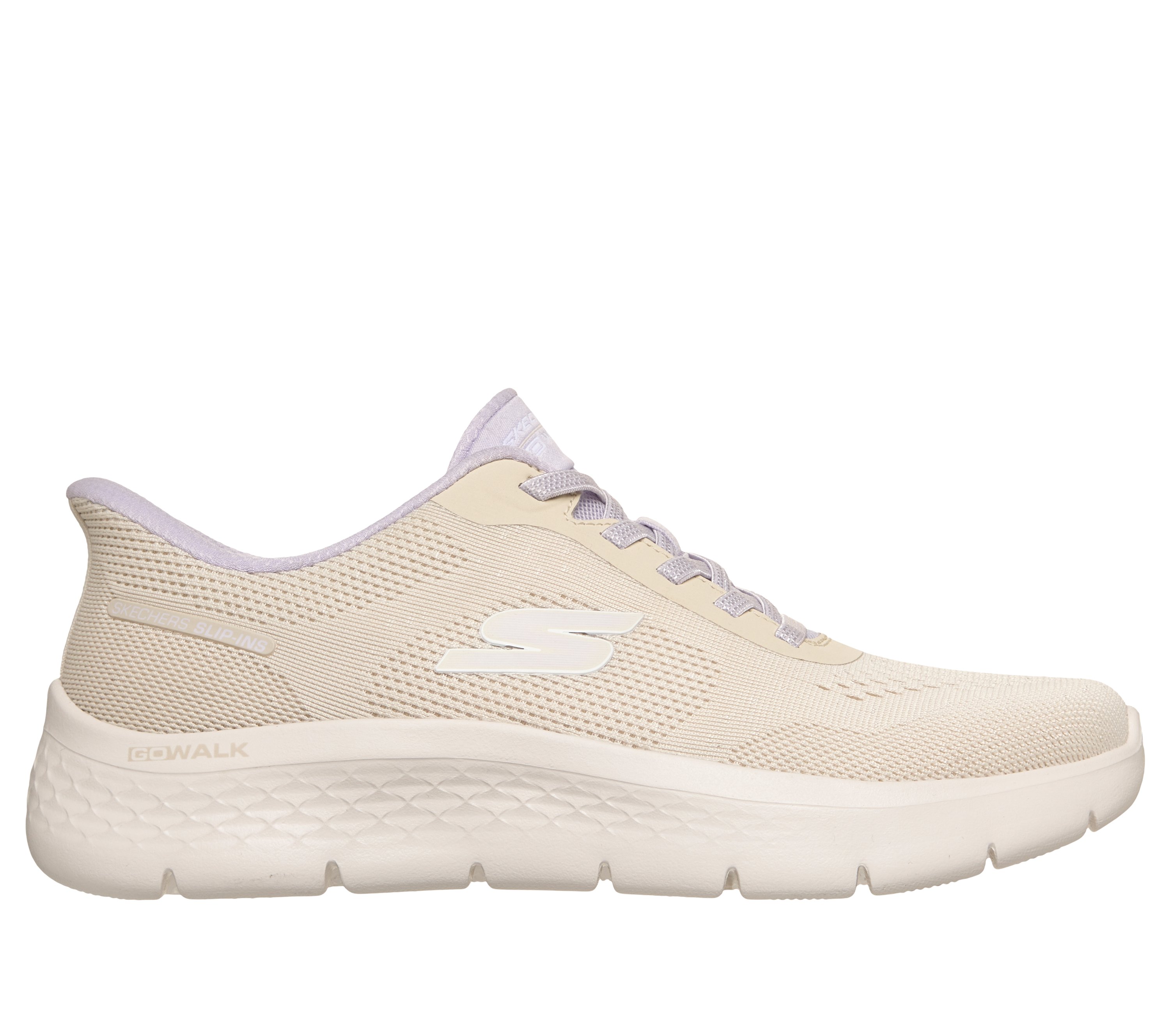 Skechers Slip-ins: GO WALK Flex - Azriel - TAUPE / LAVENDER