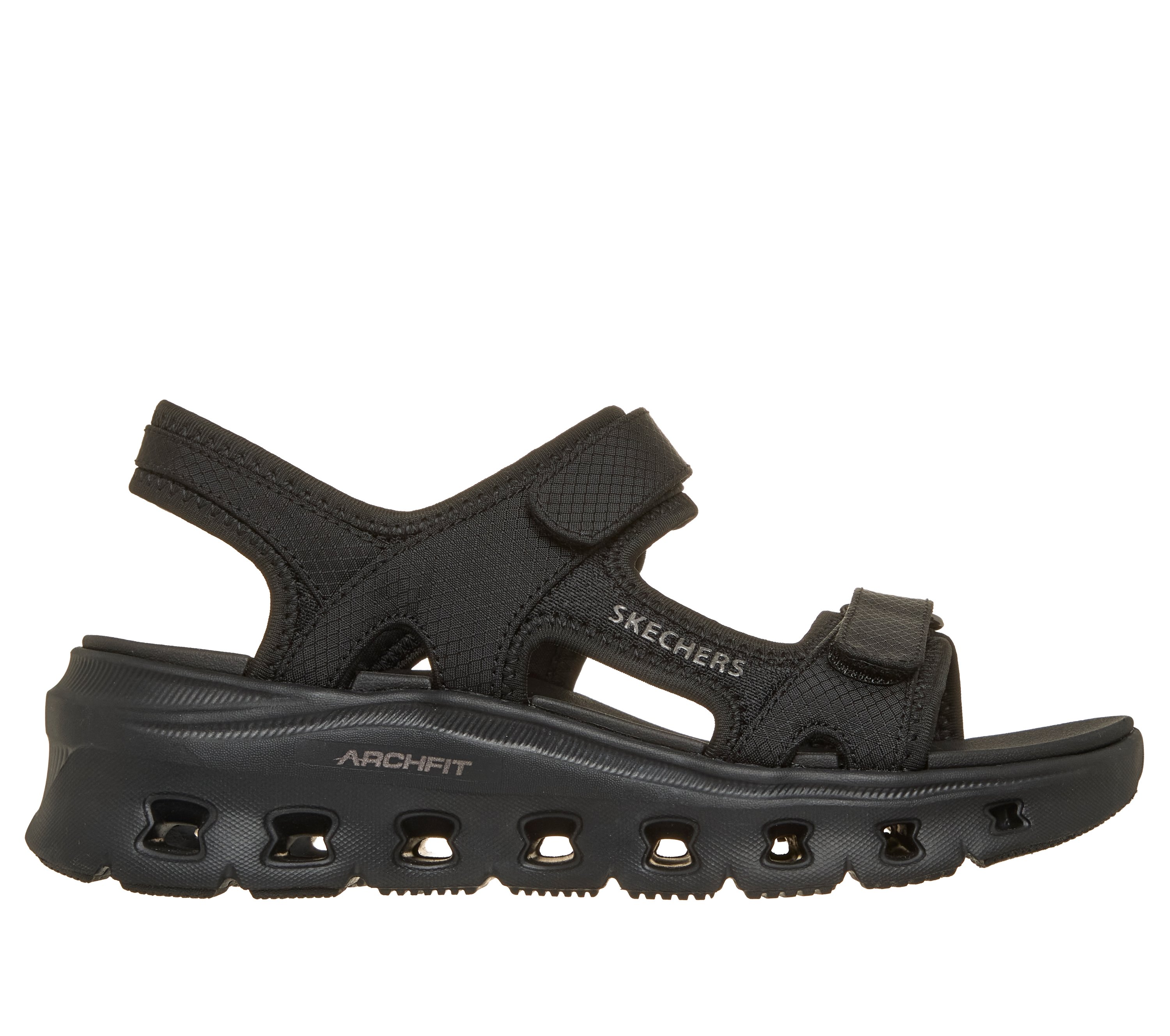Arch Fit Glide-Step Pro Sandal - Trail Queen - BLACK