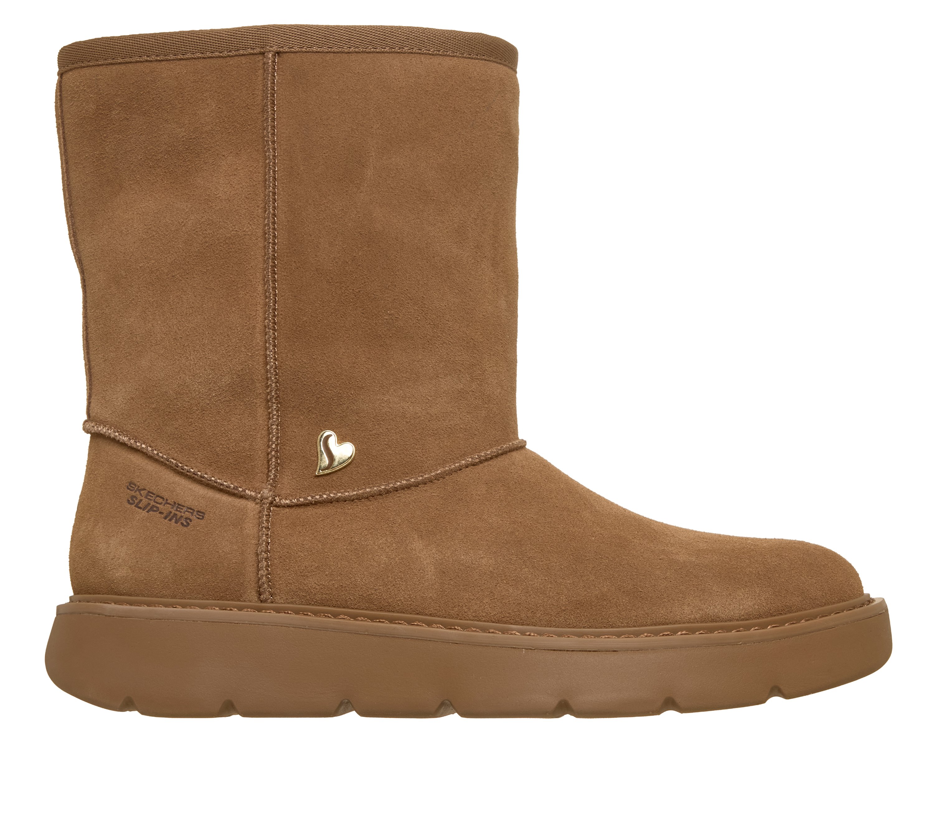 デ*ー様 スケッチャーズ スリップインズ キープコージー（CHESTNUT） Skechers Slip-ins: Keepsakes Cozy - Cozy Mid - CHESTNUT