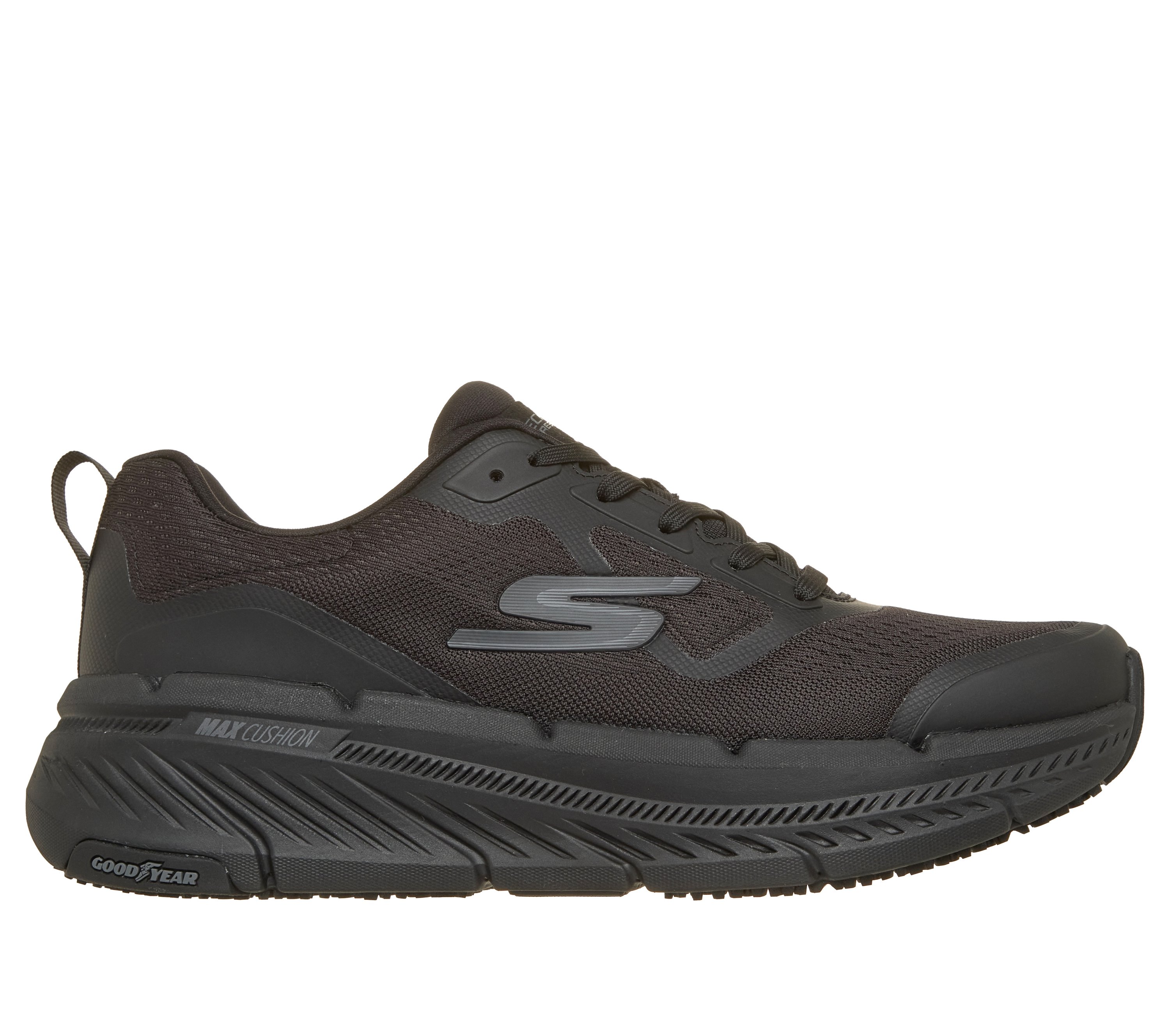Work Slip-Resistant: Max Cushioning Premier 2.0 - BLACK
