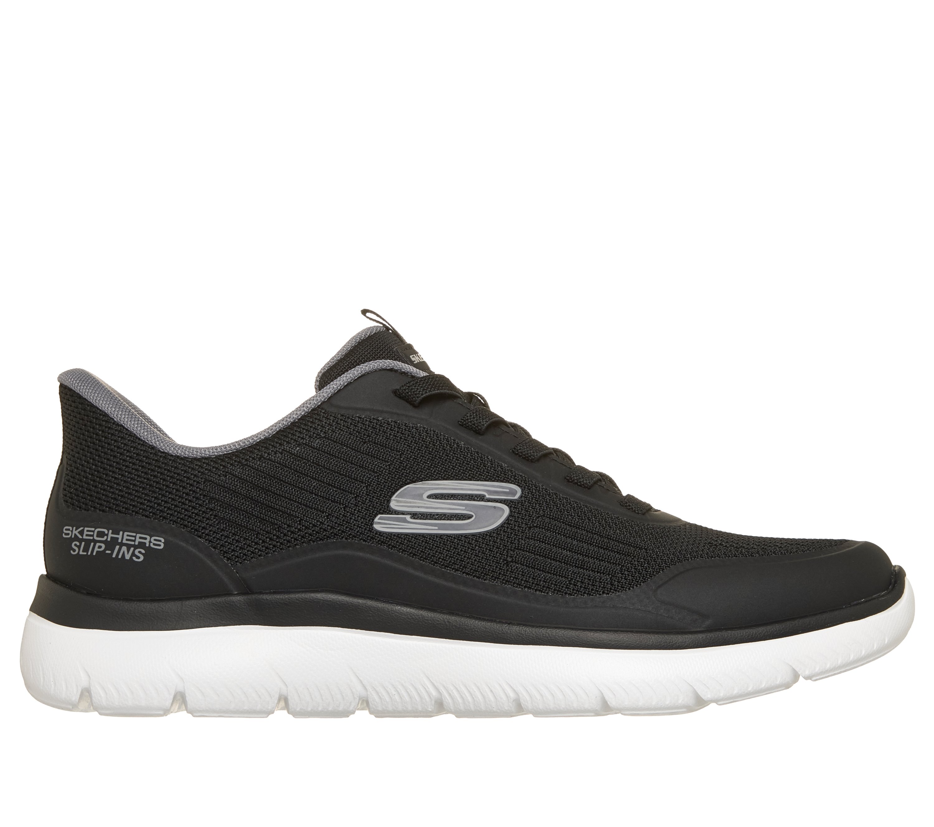 Skechers Slip-ins: Summits - Leyter - BLACK / WHITE