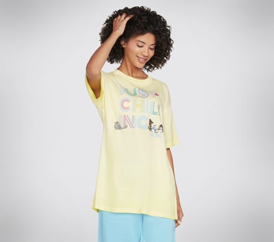 スケッチャーズ ボブス チリング ファーフレンド Tシャツ（USサイズ）