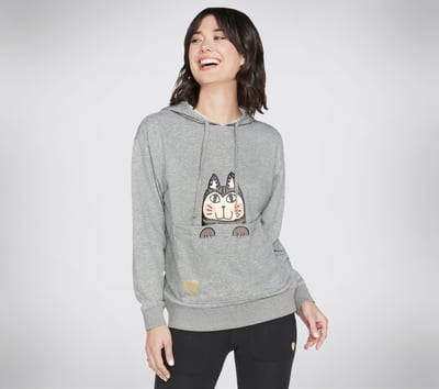 BOBS Mittens Pouch Pullover Hoodie