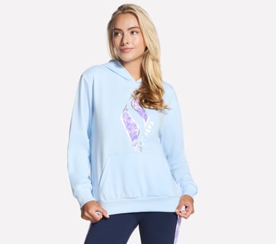 Floral Diamond Pullover Hoodie