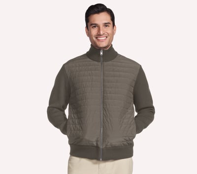 The Hoodless Hoodie Knit Hybrid Jacket