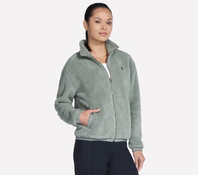 On-the-GO Glacial Full Zip Sherpa Jacket