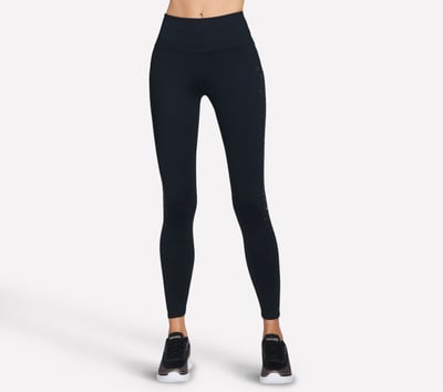 GO WALK Diamond-Studded Full Length High-Waisted Legging